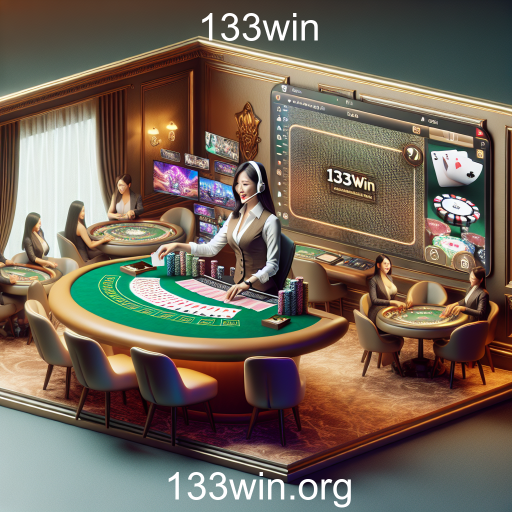 A Experiência Imersiva do Cassino Ao Vivo no 133win